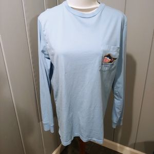 Vineyard Vines women's small blue long sleeve graphic t-shirt